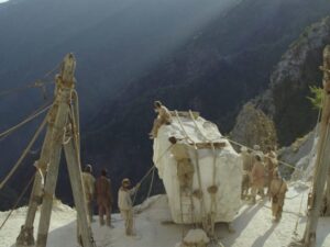 Il film su Michelangelo nella Cava Ruggetta di Calacata Borghini a Carrara
