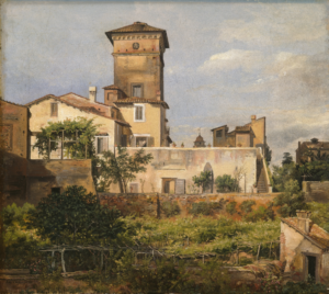 Johan Christian Dahl, “Scene da Villa Malta” (1821, Olso, Nasjonalgalleriet)