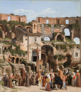 Christoffer Eckersberg, “Dentro il Colosseo” (1815, Copenhagen, The Hirschsprung Collection)