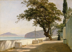 Thomas Fearnley, “Terrazza con quercia a Sorrento” (1834, Oslo, Nasjonalgalleriet)