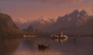 Sanford Robinson Gifford, “Lago di Garda, Italia” (1863)