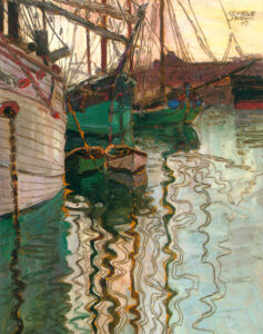 Egon Schiele, “Porto di Trieste” (1907, collezione privata)