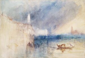 William Turner, “Storm at the Mouth of the Grand Canal” (1840, Dublino, National Gallery of Ireland)