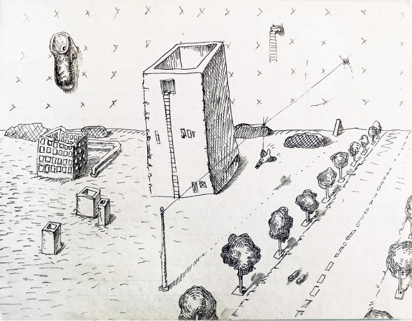 Figura 5.7. Lev Manovich, disegno senza titolo, penna su carta, 1981.