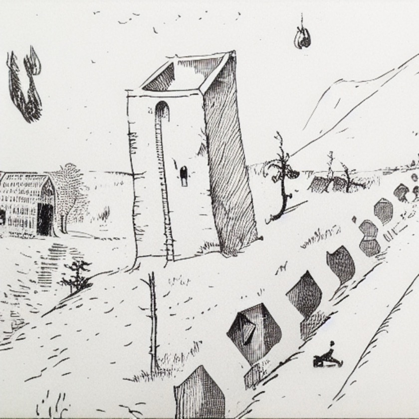 Figura 5.8. Uno dei miei tentativi di generare una nuova versione dell’immagine mostrata nella figura 5.7 con Stable Diffusion AI, autunno 2022.