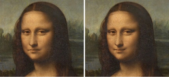 Figura 6.3. Gioconda triste e felice.